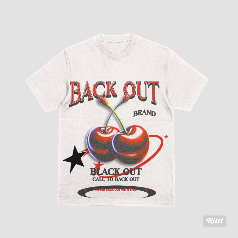 BACK0UT CHERRY SHIRT