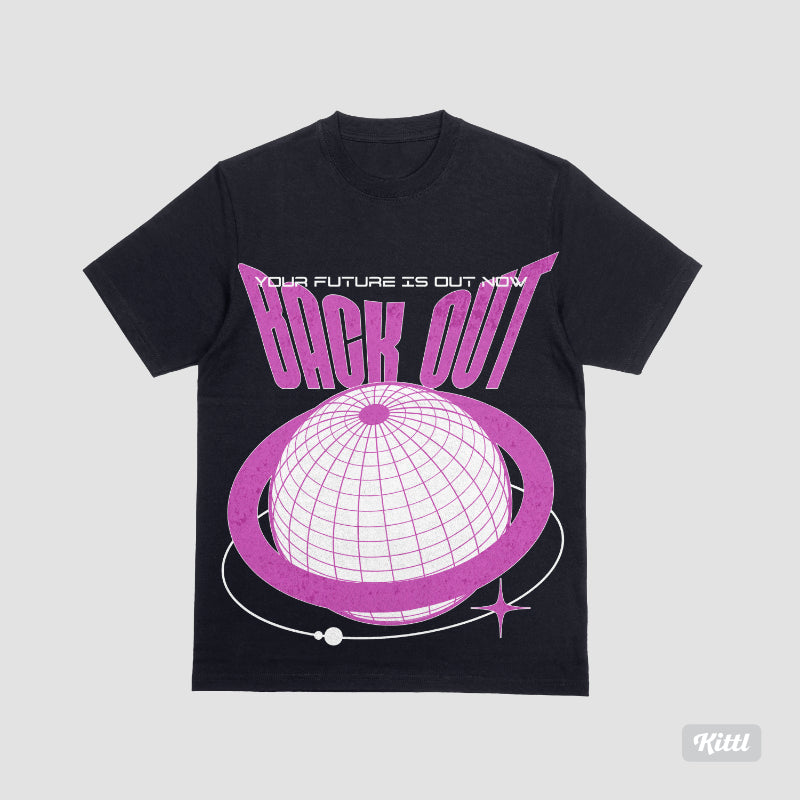 BACK0UT Pink World T-Shirt